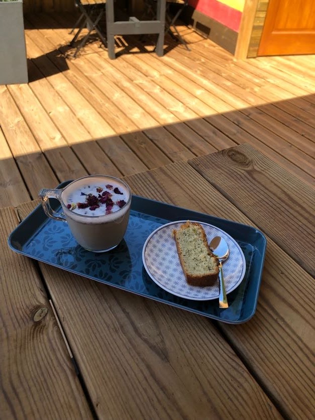 Pause caféchez Face au Bowl Croon Morgat